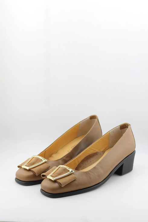DFC Relax Block Heel Loafer with Buckle